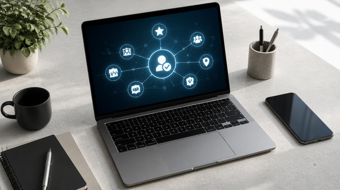 Consistent verified business profile that AI search agents trust